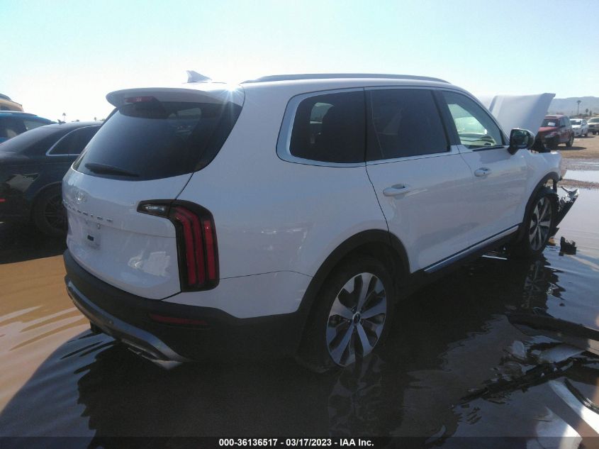 2022 KIA TELLURIDE EX VIN: 5XYP34HC3NG318479