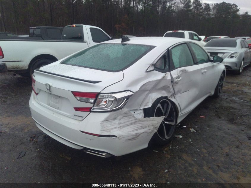2022 HONDA ACCORD SEDAN SPORT VIN: 1HGCV1F38NA032722