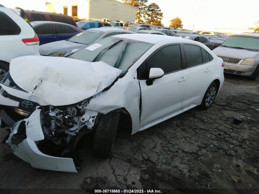 2022 TOYOTA COROLLA LE VIN: 5YFEPMAE7NP390465