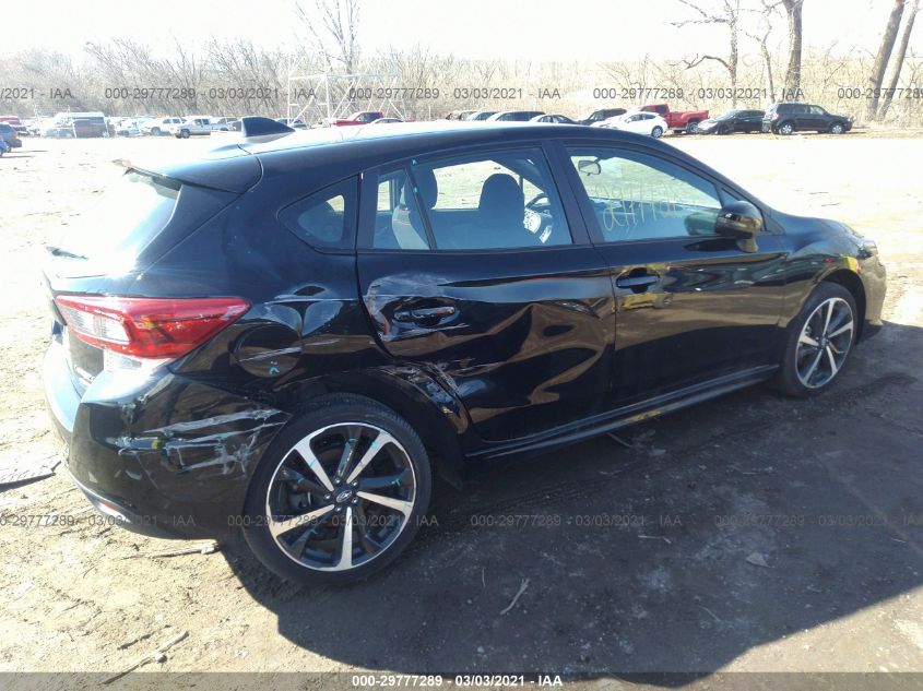 2020 SUBARU IMPREZA SPORT VIN: 4S3GTAL62L3725176