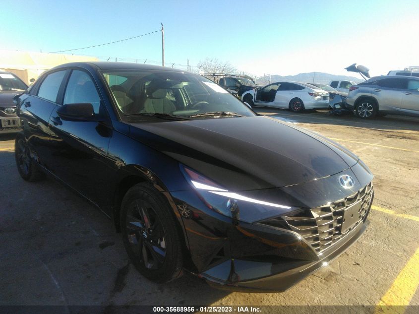 2022 HYUNDAI ELANTRA HYBRID BLUE VIN: KMHLM4AJ8NU031279