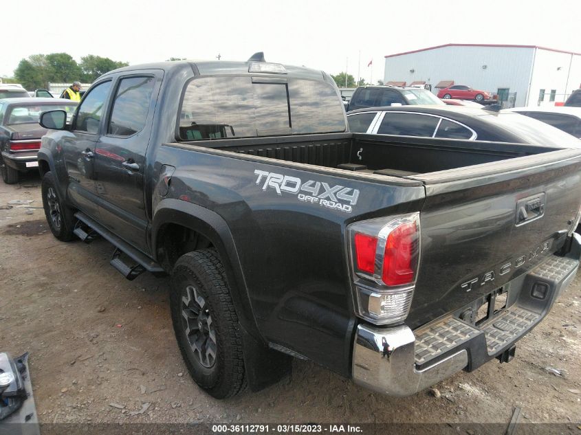 2022 TOYOTA TACOMA 4WD SR/SR5/TRD SPORT VIN: 3TMCZ5AN3NM465788