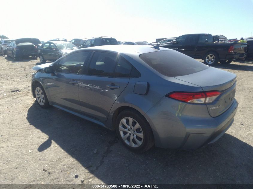 2021 TOYOTA COROLLA LE VIN: JTDEPMAE1MJ120831