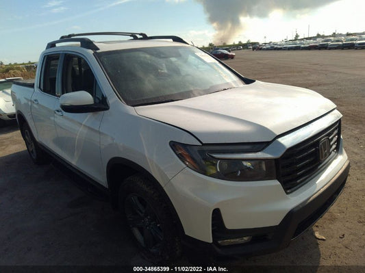 2022 HONDA RIDGELINE RTL-E VIN: 5FPYK3F74NB003230