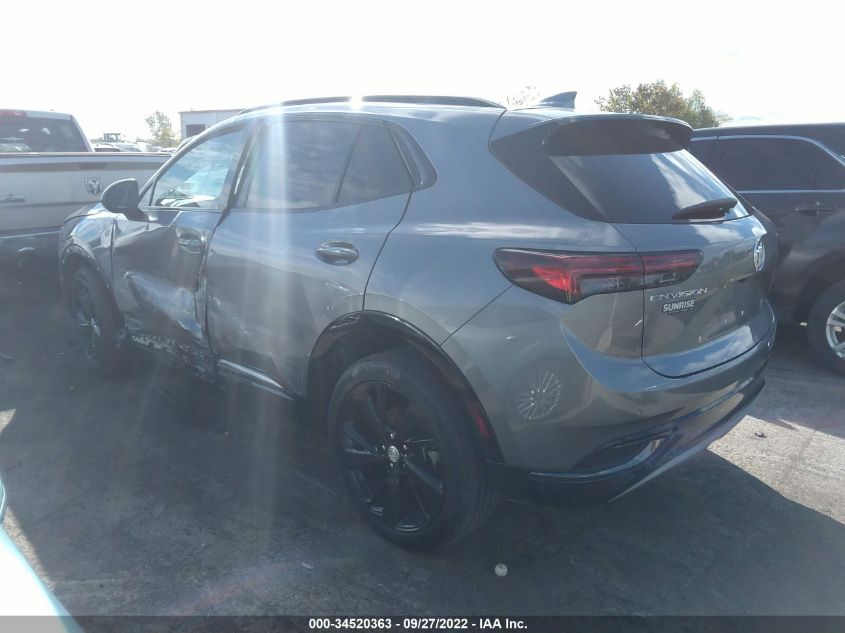 2021 BUICK ENVISION ESSENCE VIN: LRBFZNR48MD166833