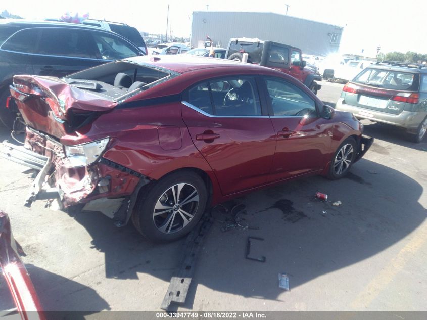2020 NISSAN SENTRA SV VIN: 3N1AB8CV4LY219223