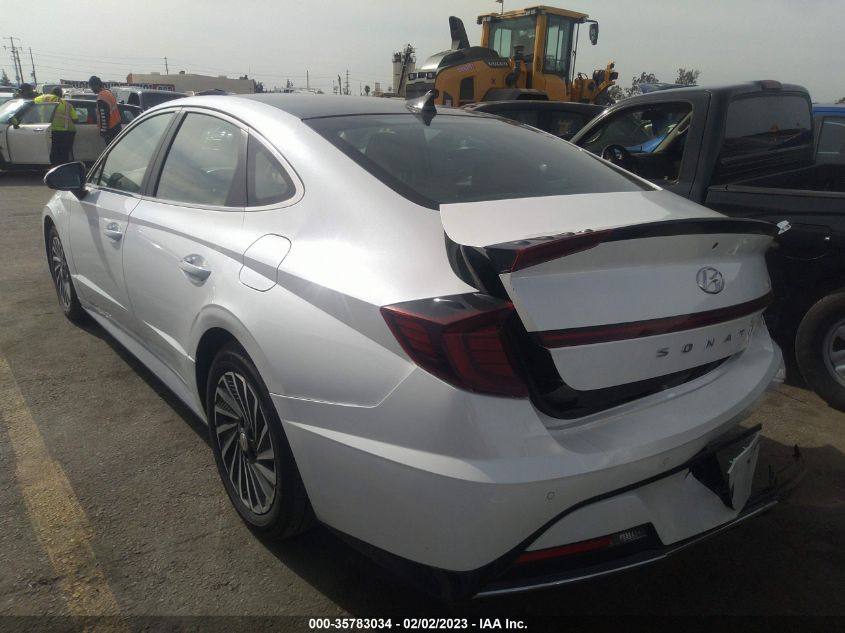 2021 HYUNDAI SONATA HYBRID LIMITED VIN: KMHL54JJ4MA031907