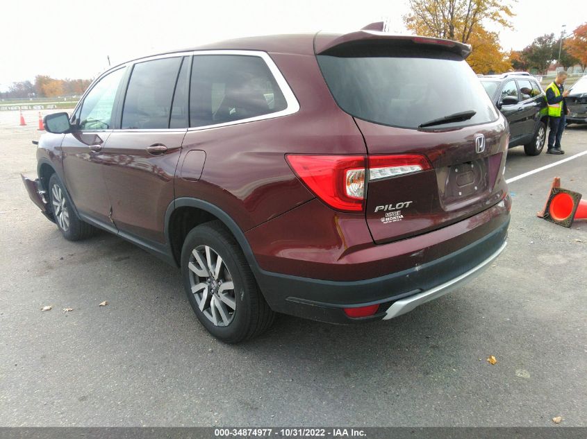 2020 HONDA PILOT EX VIN: 5FNYF6H34LB053146
