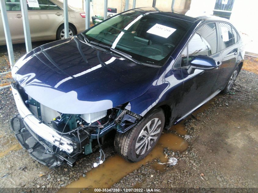 2022 TOYOTA COROLLA HYBRID LE VIN: JTDEAMDE3NJ060744