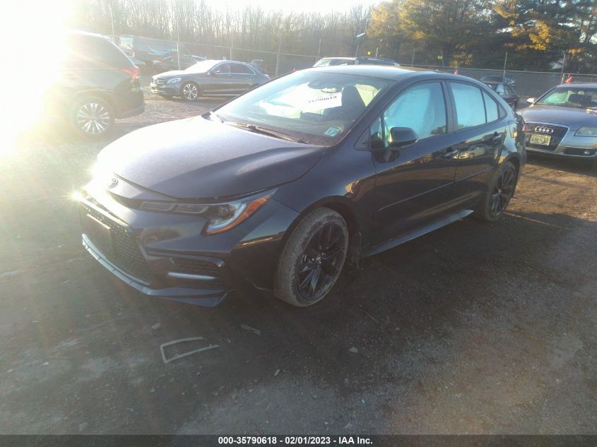 2022 TOYOTA COROLLA SE/SE NIGHTSHADE/APEX SE VIN: 5YFS4MCE1NP111701