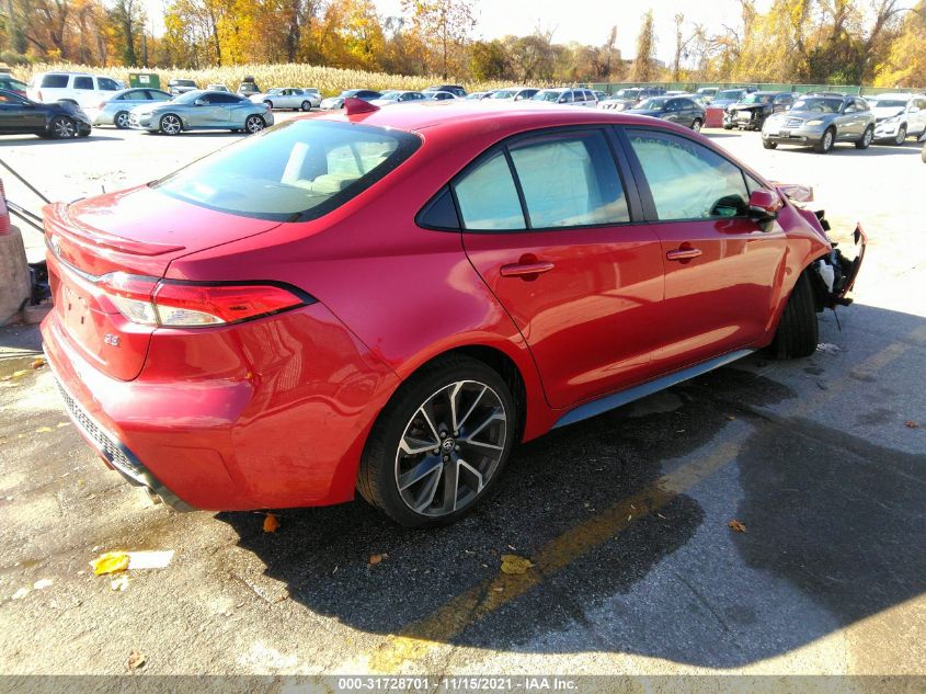 2020 TOYOTA COROLLA SE/NIGHTSHADE VIN: JTDS4RCE4LJ008531