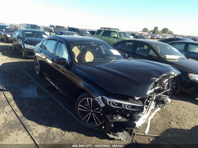 2022 BMW 7 SERIES 740I XDRIVE VIN: WBA7T4C03NCJ51023