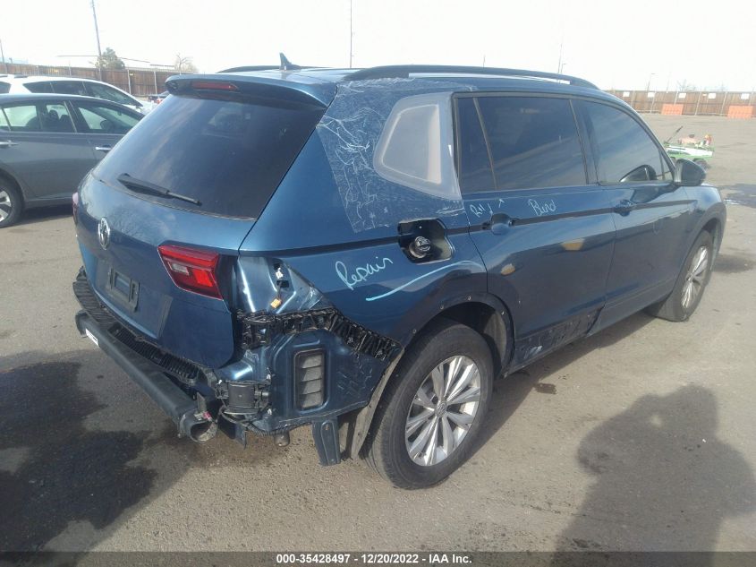 2020 VOLKSWAGEN TIGUAN S VIN: 3VV1B7AXXLM165737