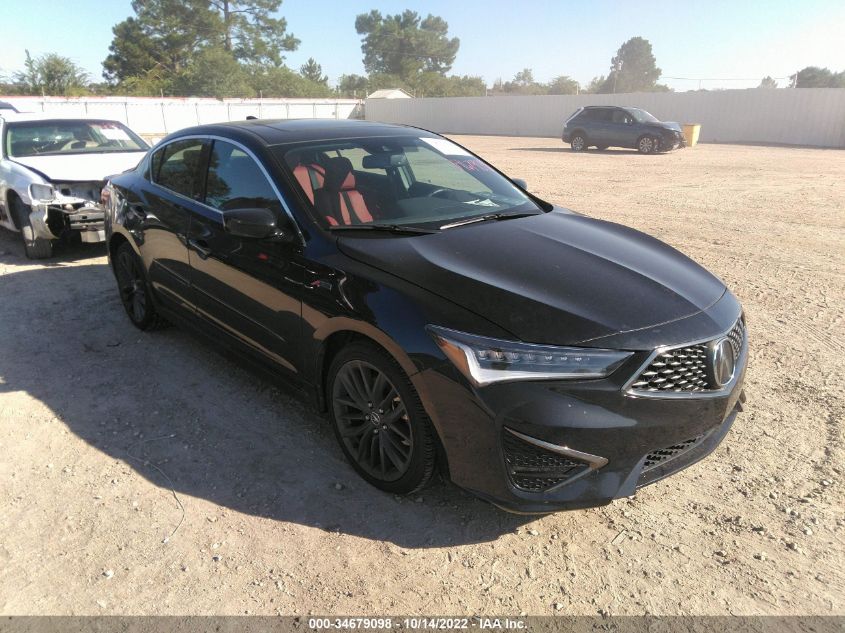 2022 ACURA ILX PACKAGE VIN: 19UDE2F8XNA004362