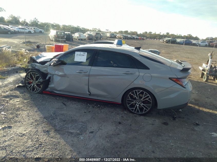2022 HYUNDAI ELANTRA N VIN: KMHLW4AK3NU008026