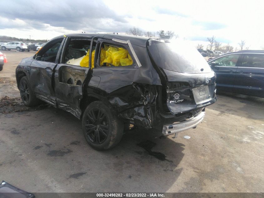 2021 HONDA PILOT BLACK EDITION VIN: 5FNYF6H71MB005608