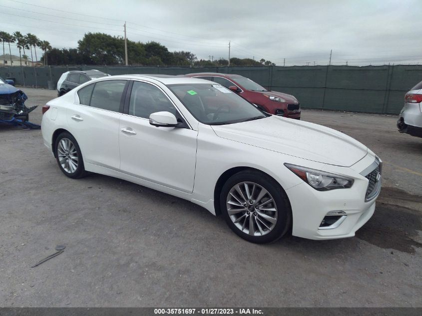 2021 INFINITI Q50 3.0T LUXE VIN: JN1EV7BP6MM702884