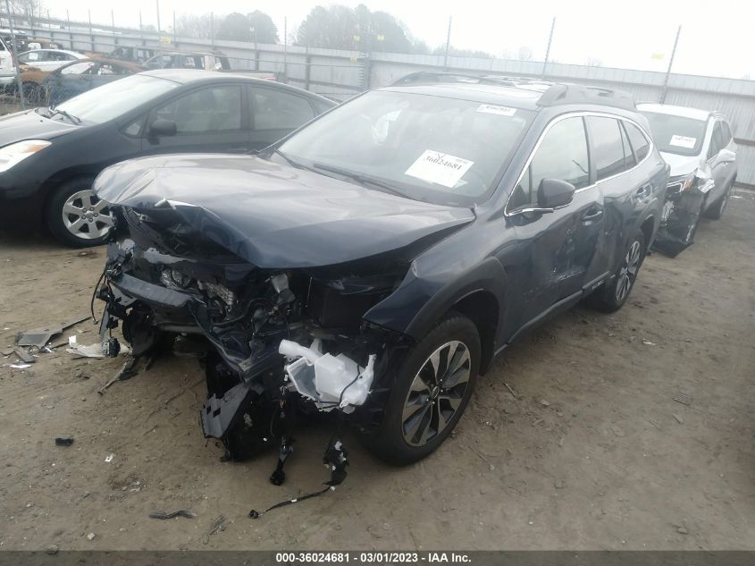 2023 SUBARU OUTBACK LIMITED VIN: 4S4BTANC6P3135335
