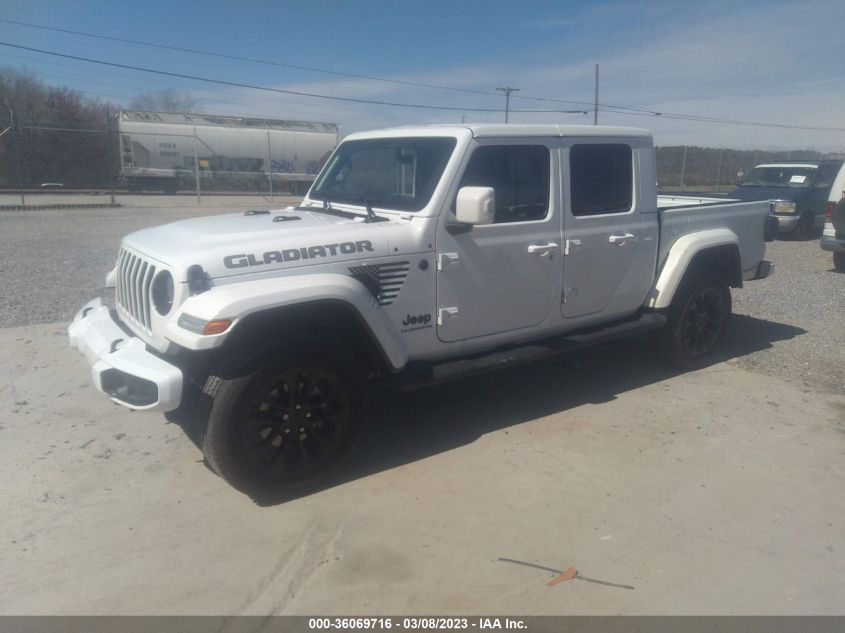 2022 JEEP GLADIATOR HIGH ALTITUDE VIN: 1C6HJTFG6NL135180