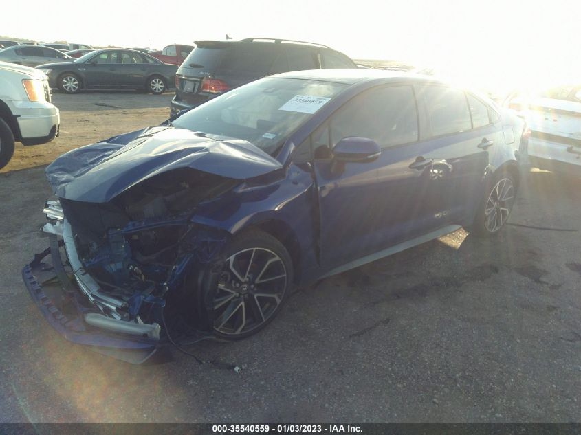 2022 TOYOTA COROLLA SE/SE NIGHTSHADE/APEX SE VIN: JTDS4MCE4NJ088869