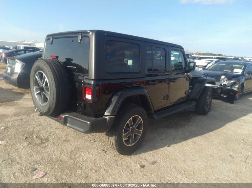 2023 JEEP WRANGLER SAHARA VIN: 1C4HJXEG2PW609922