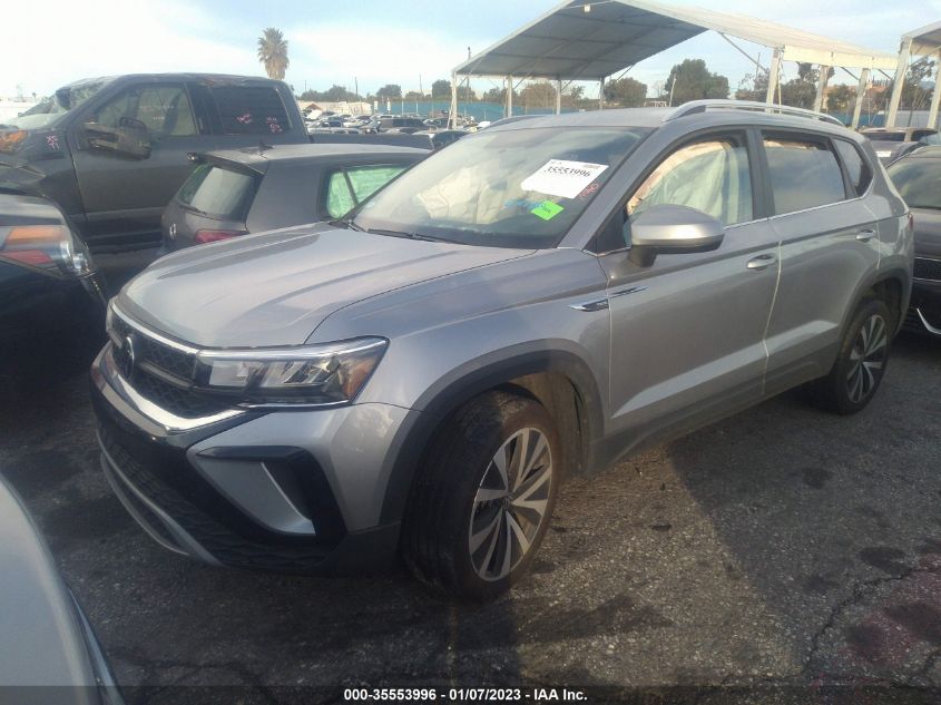 2022 VOLKSWAGEN TAOS SE VIN: 3VVRX7B21NM011220