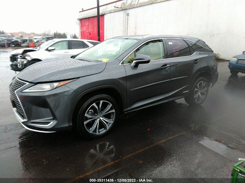 2022 LEXUS RX RX 450HL VIN: JTJHGKFA4N2027236
