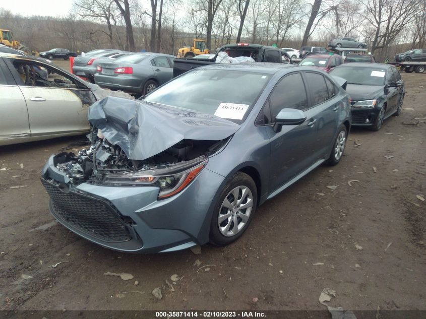 2022 TOYOTA COROLLA LE VIN: JTDEPMAE9N3023947
