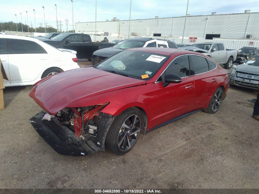 2021 HYUNDAI SONATA SEL PLUS VIN: 5NPEJ4J28MH092607