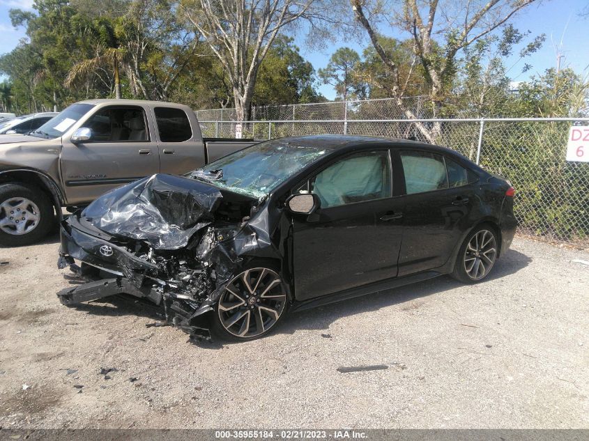 2022 TOYOTA COROLLA SE/SE NIGHTSHADE/APEX SE VIN: JTDS4MCE2NJ082357