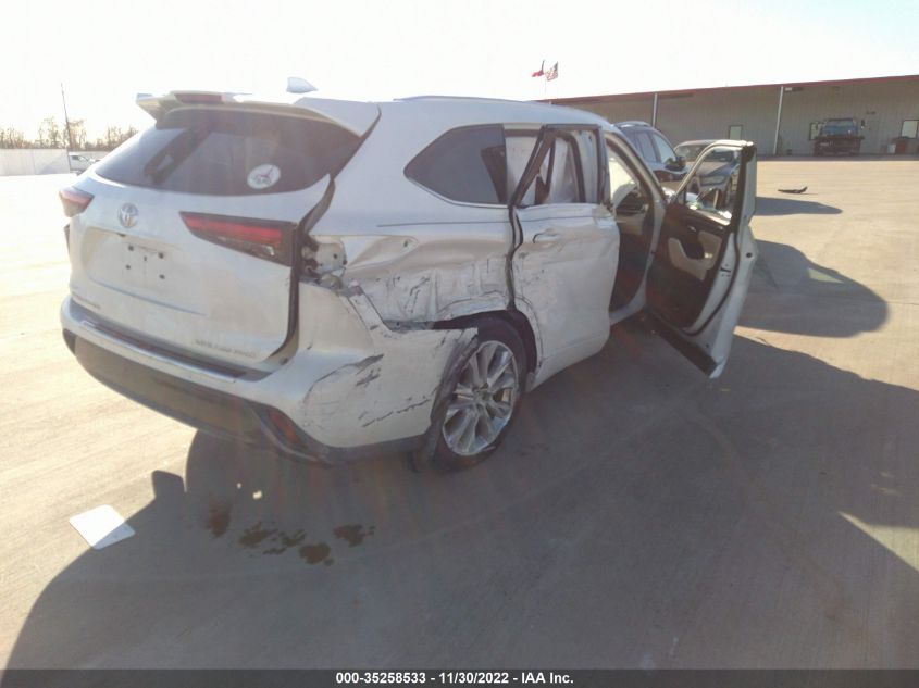 2020 TOYOTA HIGHLANDER LIMITED/PLATINUM VIN: 5TDDZRBH0LS014755