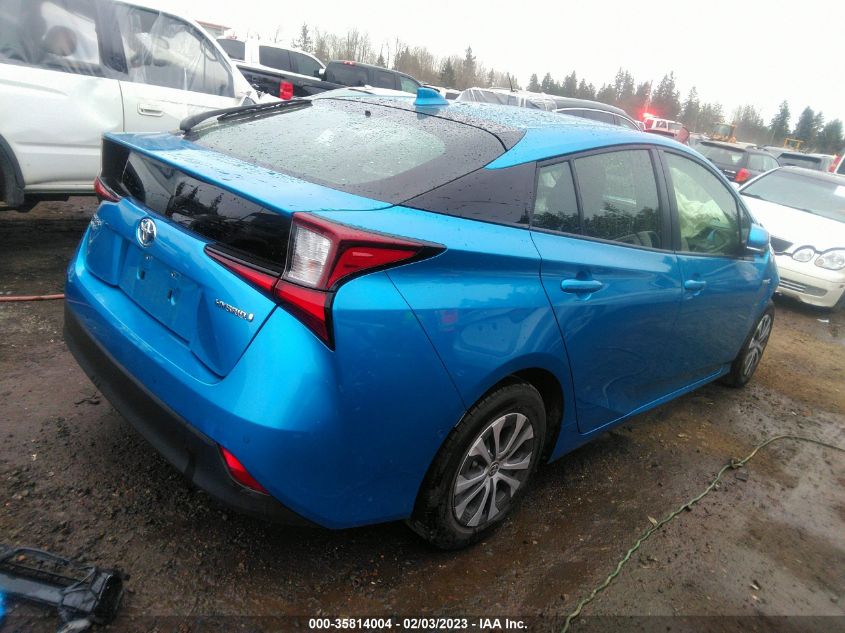 2022 TOYOTA PRIUS NIGHTSHADE VIN: JTDL9MFU4N3034128