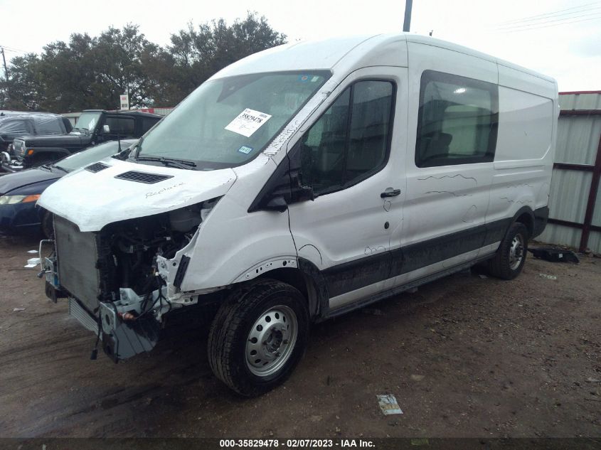 2022 FORD TRANSIT CREW VAN VIN: 1FTYE1DG2NKA18870