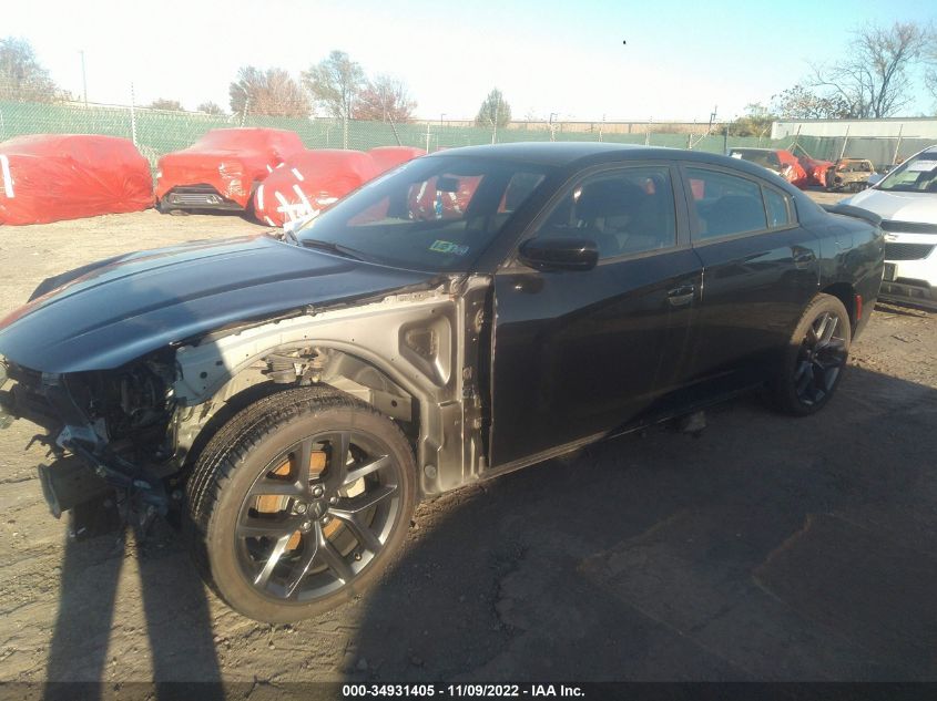 2021 DODGE CHARGER SXT VIN: 2C3CDXBG7MH678755
