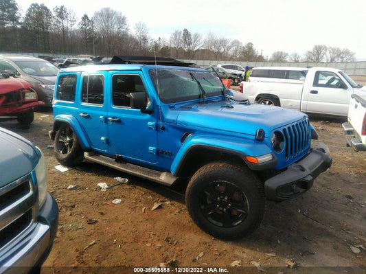 2022 JEEP WRANGLER UNLIMITED SAHARA ALTITUDE VIN: 1C4HJXEG9NW133486