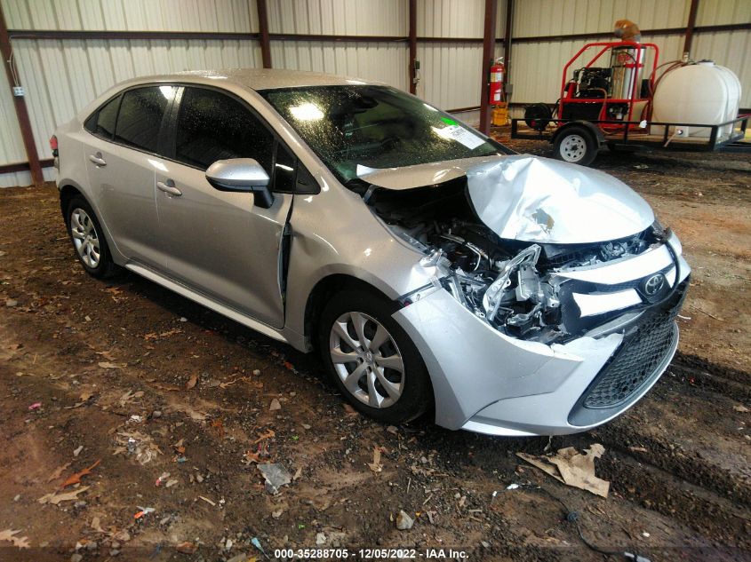 2021 TOYOTA COROLLA LE VIN: JTDEPMAE0MJ155618