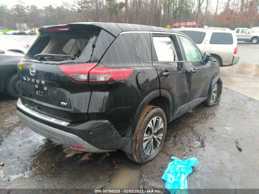 2022 NISSAN ROGUE SV VIN: JN8BT3BA3NW042789