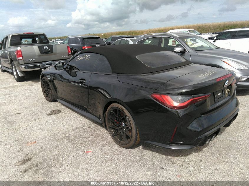 2022 BMW M4 COMPETITION XDRIVE VIN: WBS33BA09NCK76061