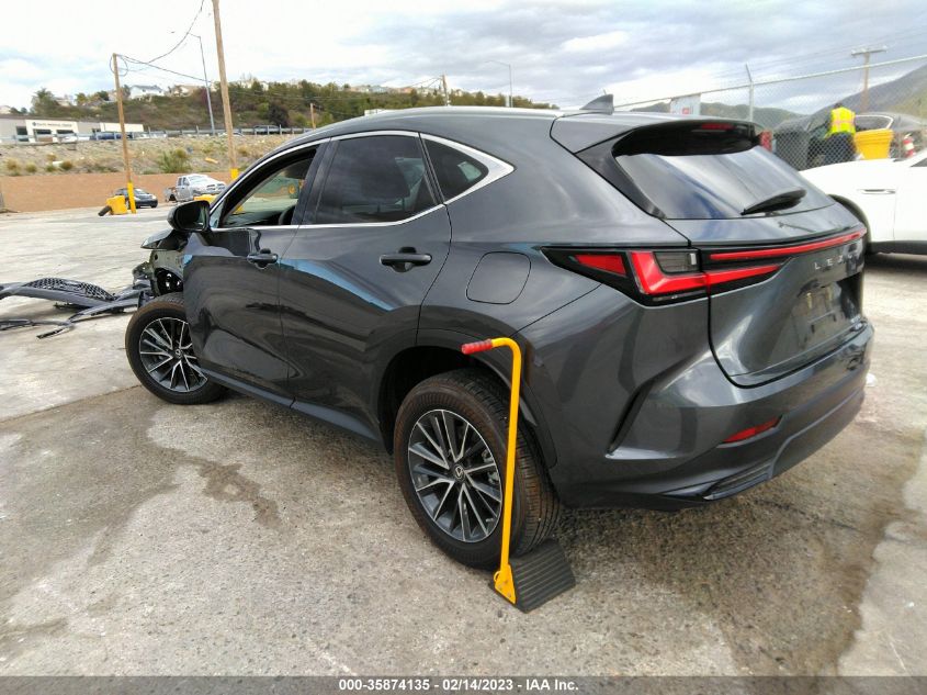 2022 LEXUS NX NX 350H VIN: 2T2AKCEZ3NC001885