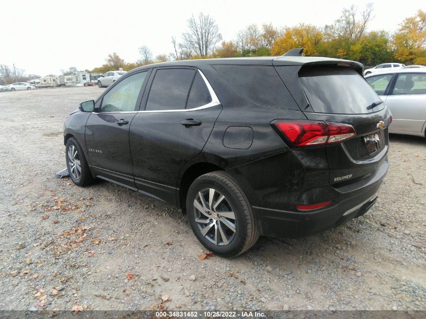 2022 CHEVROLET EQUINOX LT VIN: 3GNAXKEV1NL294347