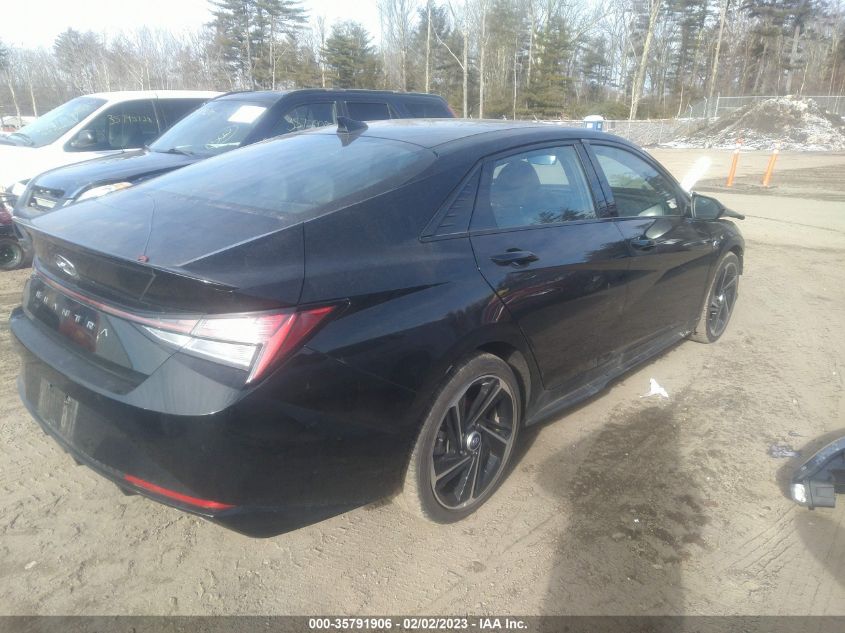2022 HYUNDAI ELANTRA N LINE VIN: KMHLR4AF0NU341679