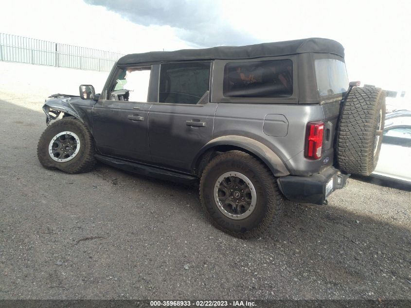 2022 FORD BRONCO BASE/BIG BEND VIN: 1FMDE5DH3NLB90085