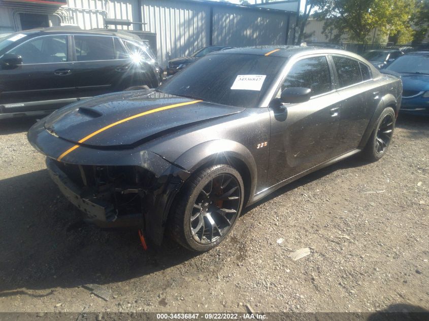 2022 DODGE CHARGER SCAT PACK WIDEBODY VIN: 2C3CDXGJ3NH121721