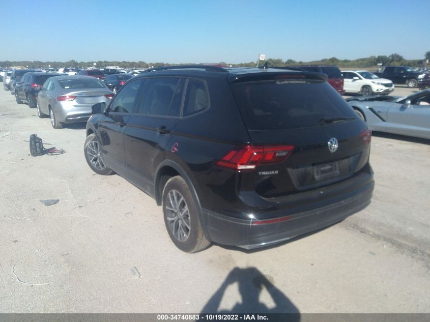 2021 VOLKSWAGEN TIGUAN S VIN: 3VV1B7AX7MM003436