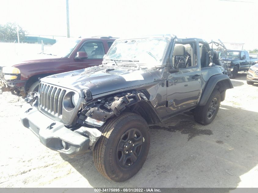 2021 JEEP WRANGLER SPORT VIN: 1C4GJXAN6MW737589