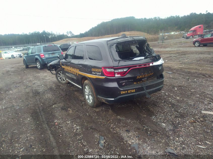 2020 DODGE DURANGO PURSUIT VIN: 1C4RDJFG9LC286746