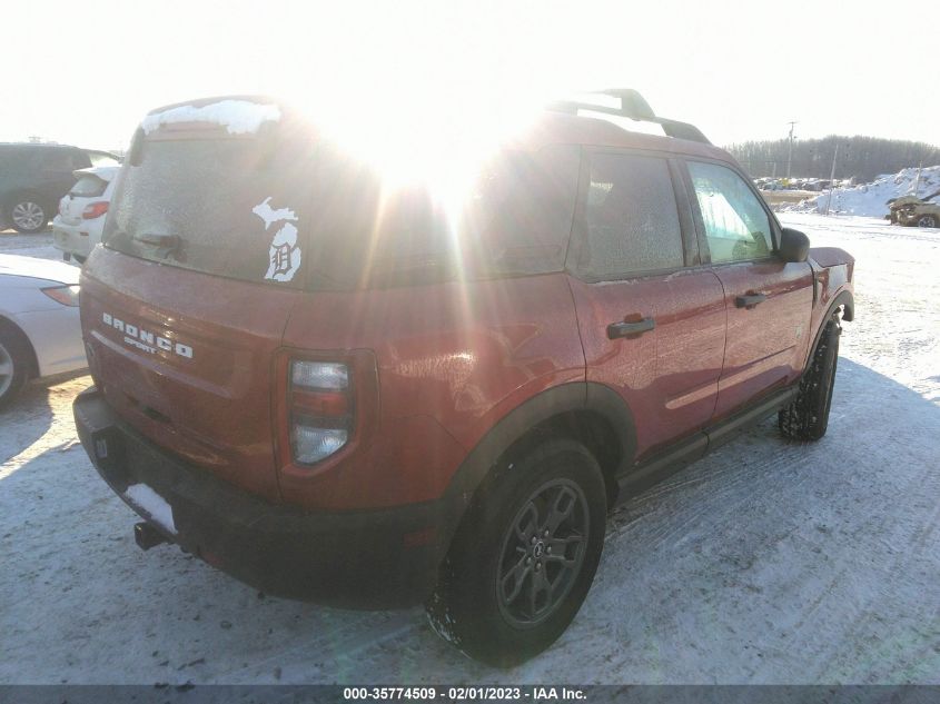 2021 FORD BRONCO SPORT BIG BEND VIN: 3FMCR9B66MRA49634