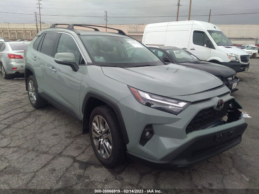 2022 TOYOTA RAV4 XLE PREMIUM VIN: 2T3C1RFV0NW237950