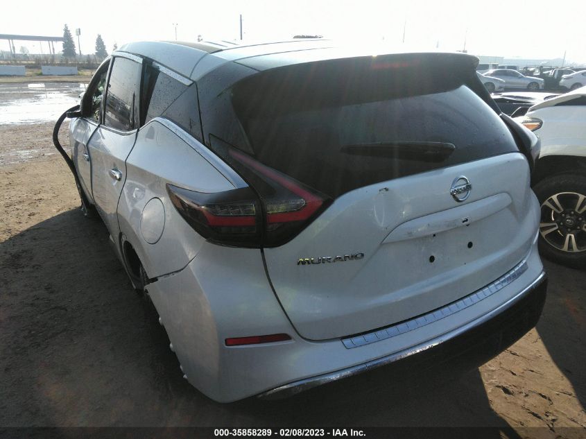 2022 NISSAN MURANO S VIN: 5N1AZ2AJ6NC117838