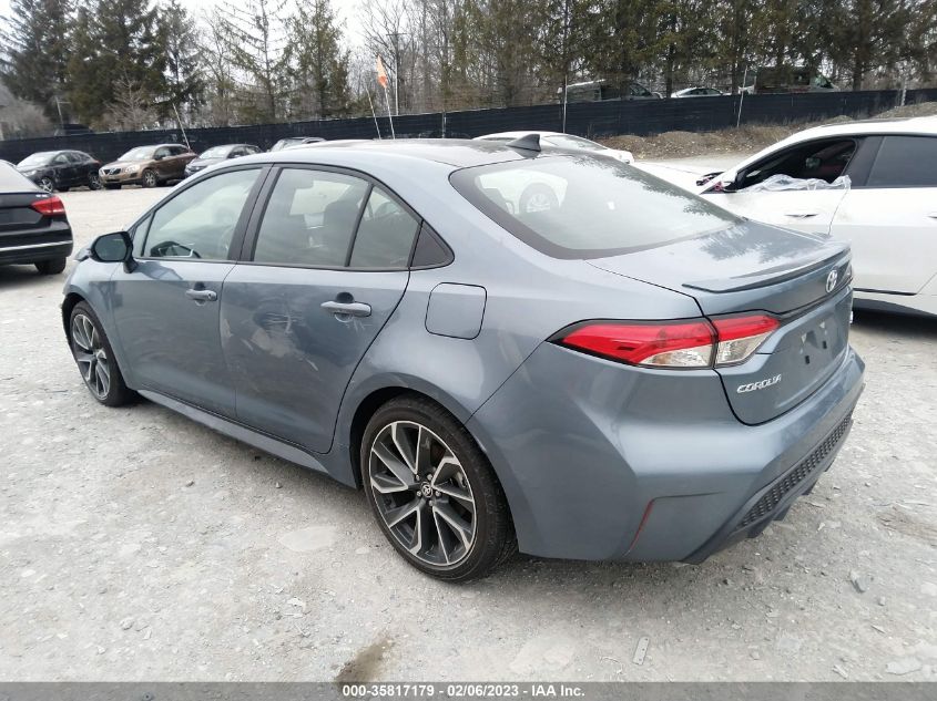 2022 TOYOTA COROLLA SE/SE NIGHTSHADE/APEX SE VIN: 5YFS4MCE4NP128556